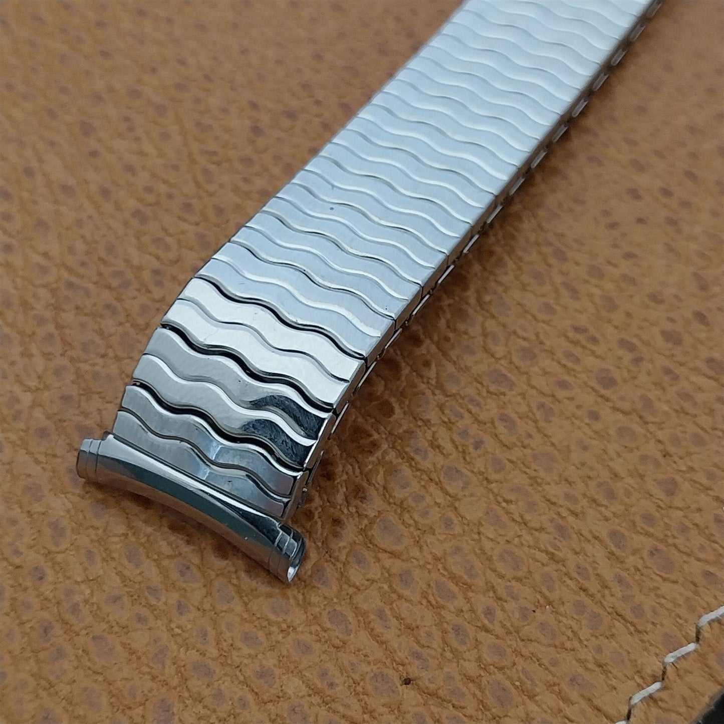 19mm 18mm 16mm Long 1968 Speidel Riptide Stainless Steel nos Vintage Watch Band