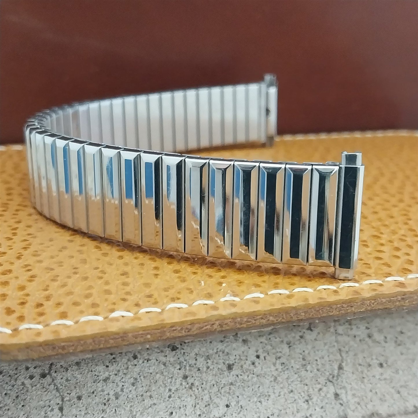 19mm 18mm 17mm 16mm 1970s Speidel Fullback Stainless Unused Vintage Watch Band