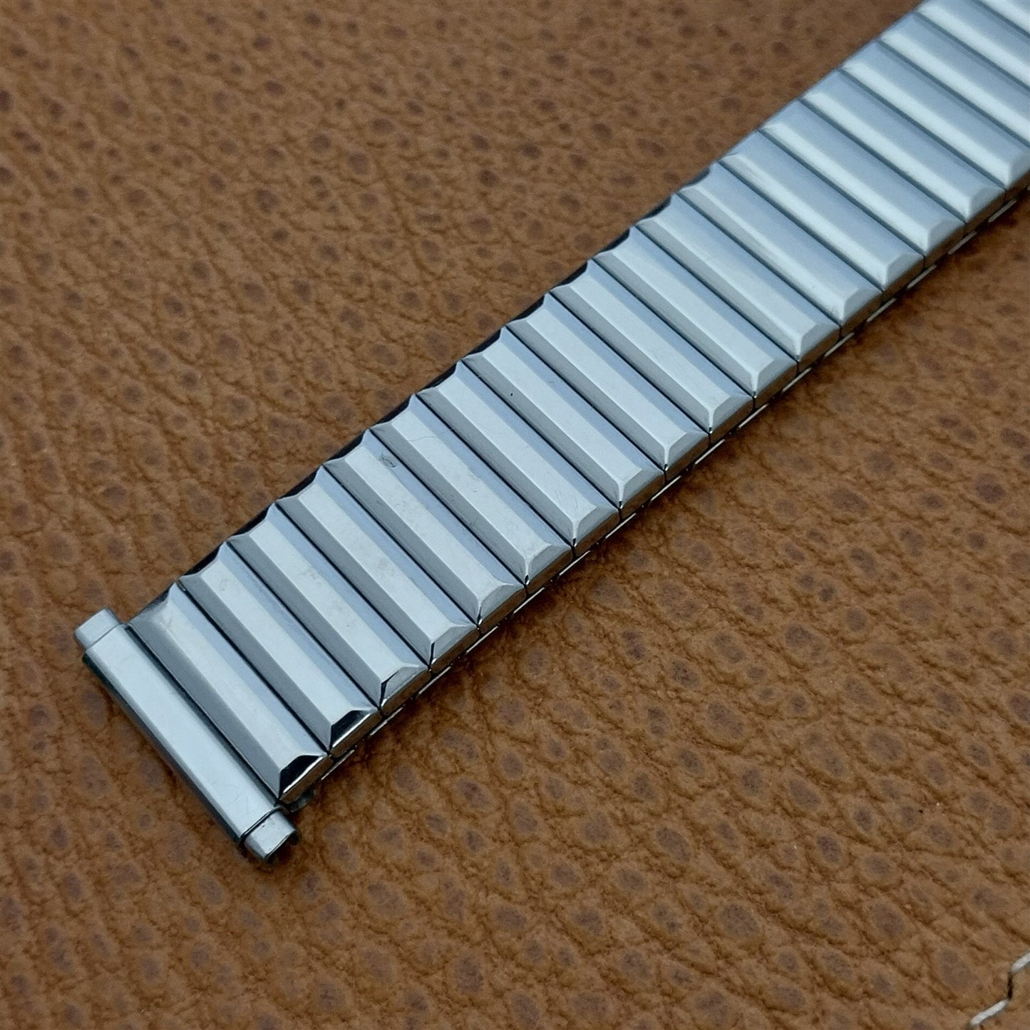 18mm 19mm 1970s Speidel Fullback Stainless Steel nos Unused Vintage Watch Band