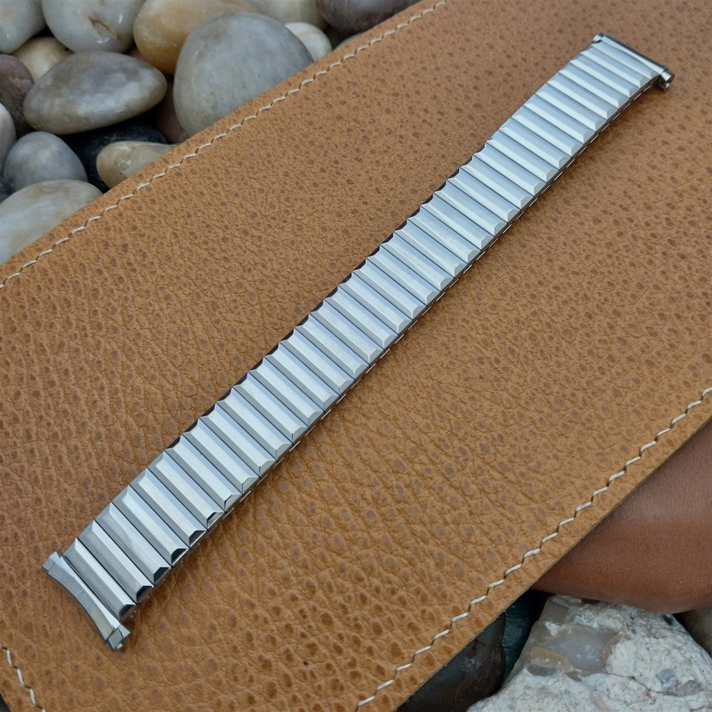 16mm 18mm 19mm 1970s Speidel Fullback Stainless Steel nos Unused Watch Band