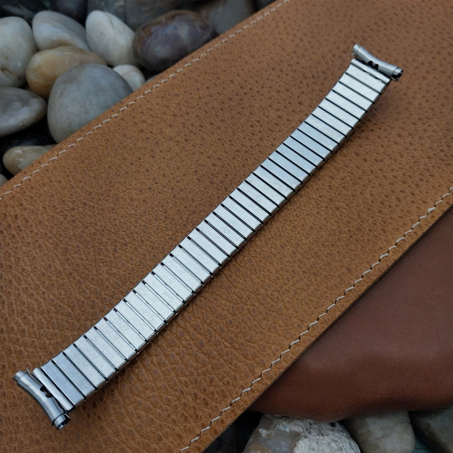 16mm 18mm 19mm 1970s Speidel Fullback Stainless Steel nos Unused Watch Band
