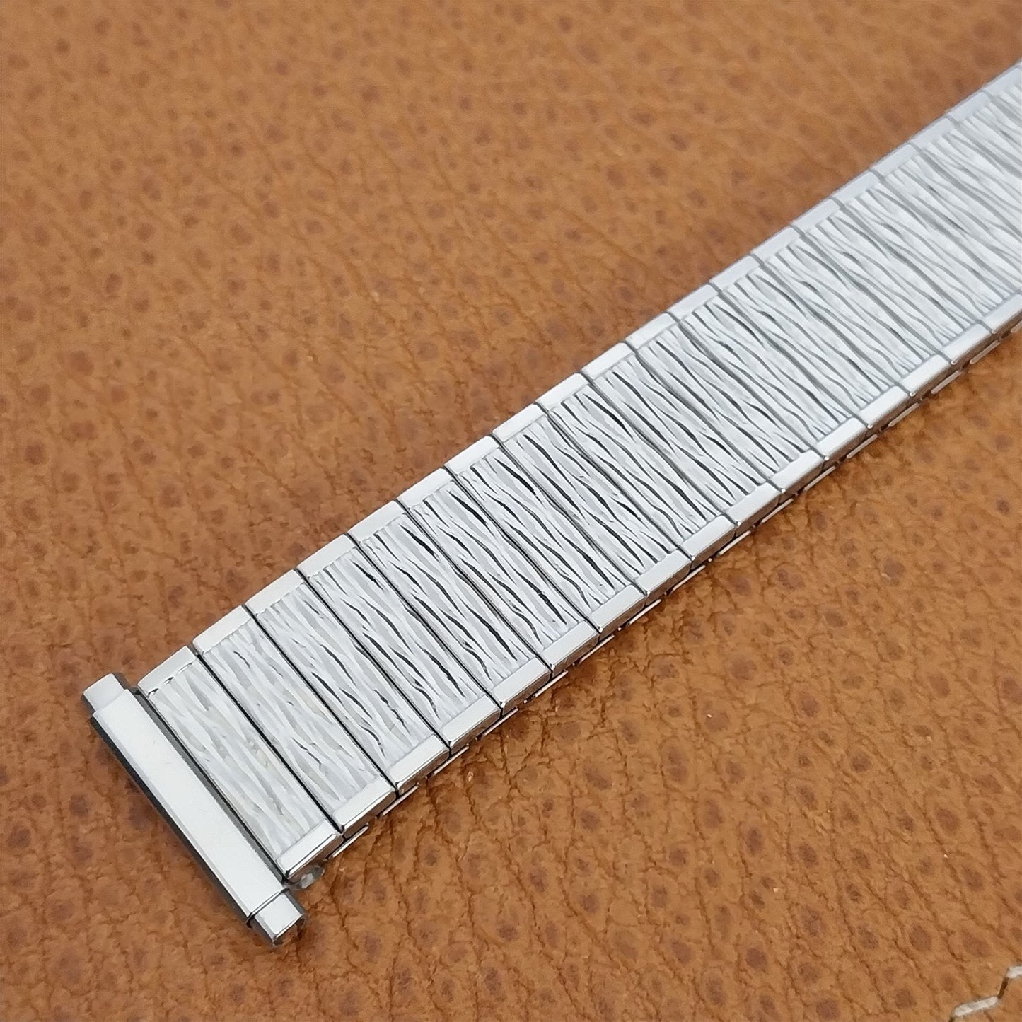 19mm 18mm Long 1970s Stainless Steel Speidel Valencia Unused Vintage Watch Band