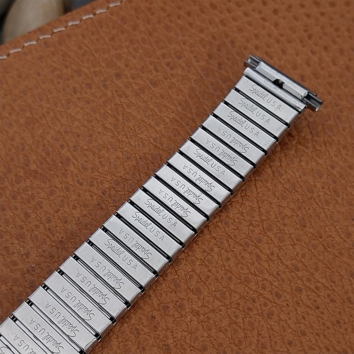 19mm 18mm Long 1970s Stainless Steel Speidel Valencia Unused Vintage Watch Band