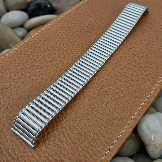 Speidel Thinline 18mm Stainless Steel Euroflex nos Long Vintage Watch Band
