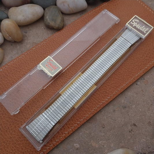Speidel Thinline 1970s Quick Adjust Stainless Steel Unused Vintage Watch Band
