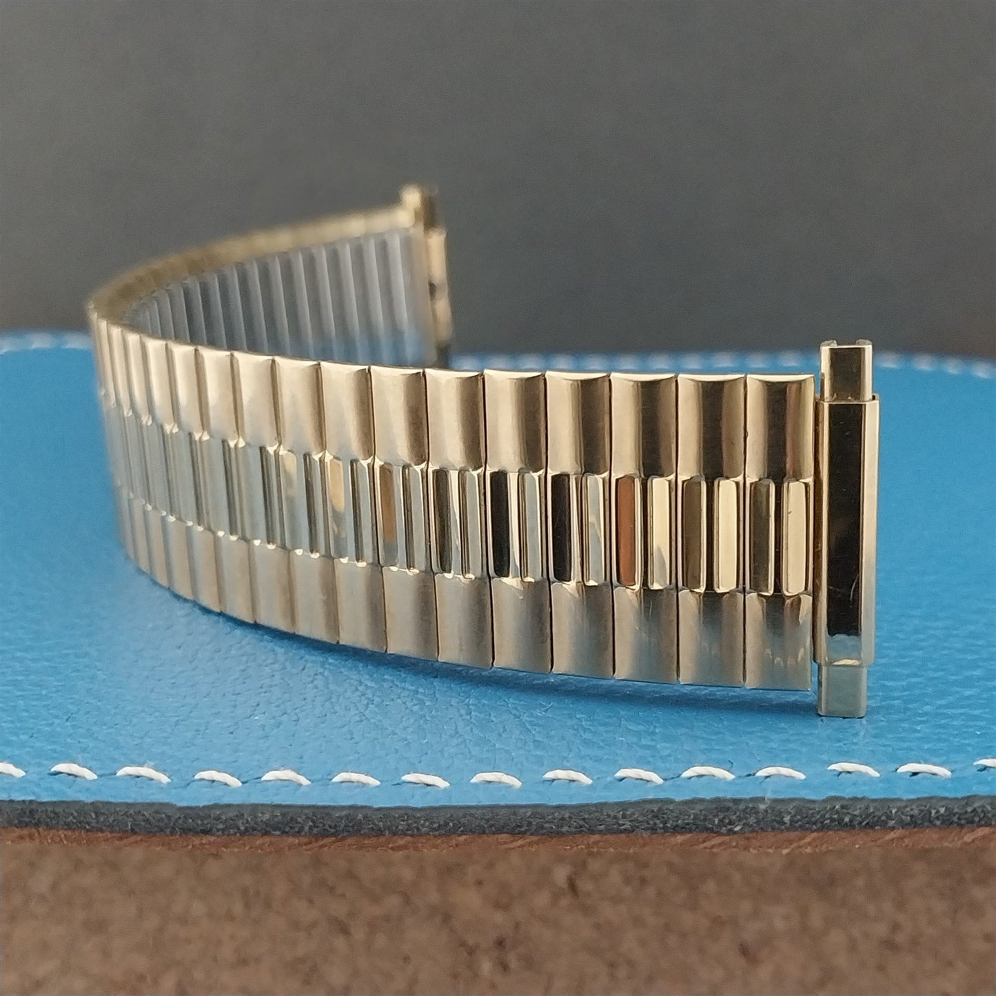18mm 19mm 20mm Speidel Gold RGP Wide 1970s nos Unused Vintage Watch Band