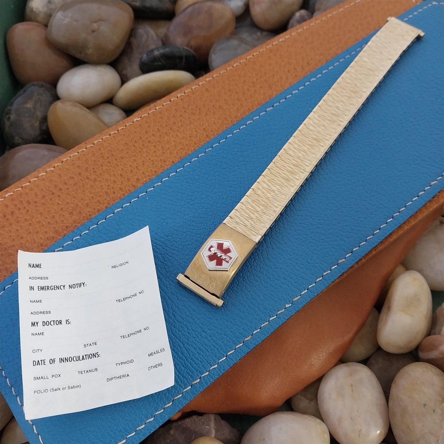 Speidel USA Medilog Gold-Filled Long nos 16mm-19mm Unused Vintage Watch Band