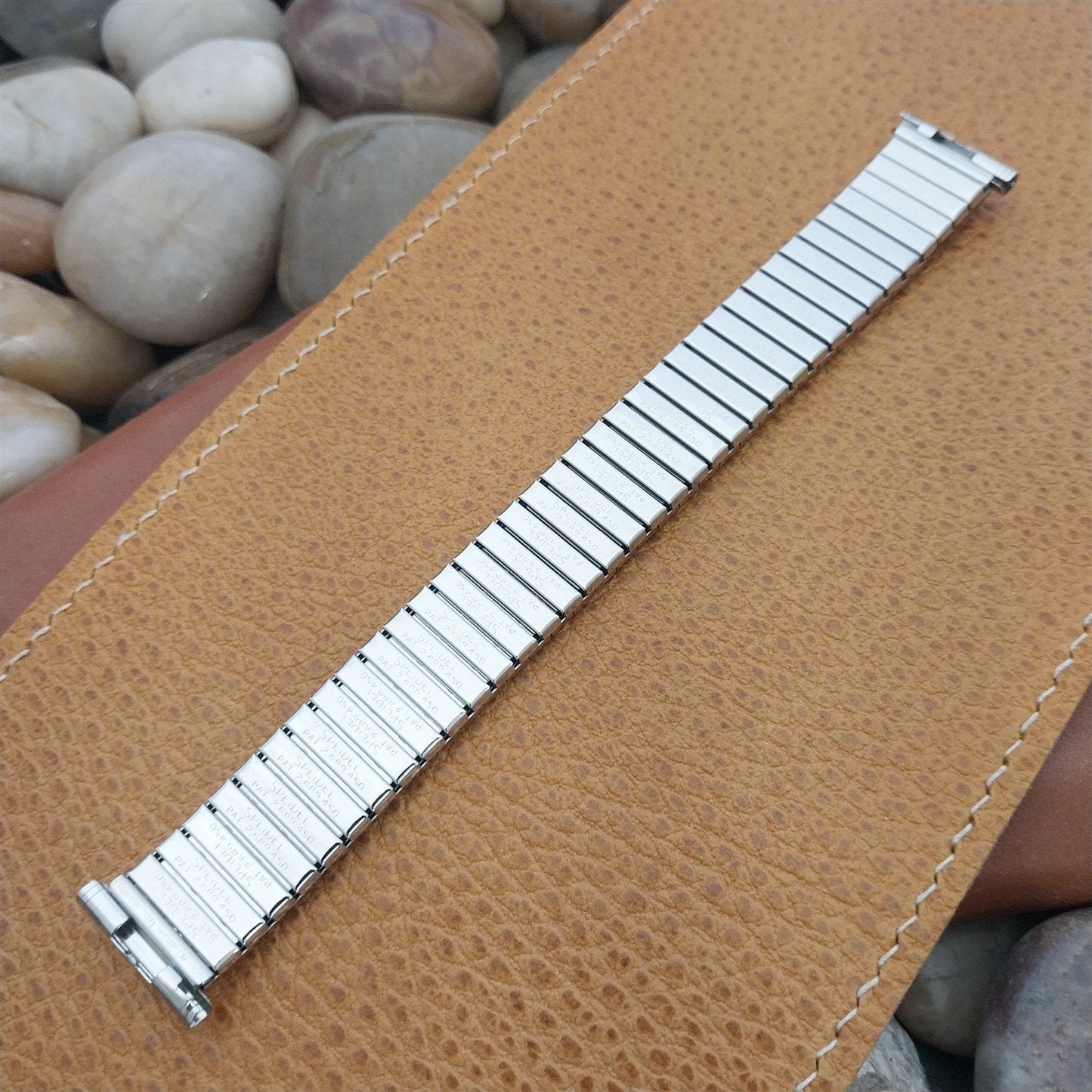 Masonic Shriner Stainless Steel Speidel Linesman Unused nos Vintage Watch Band