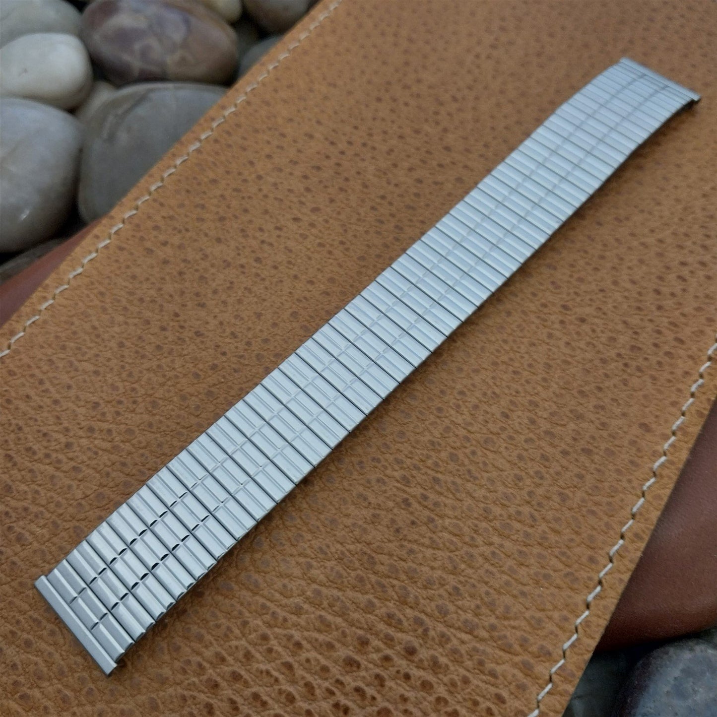 Speidel USA 18mm Stainless Steel Twistoflex nos Unused 1970s Vintage Watch Band