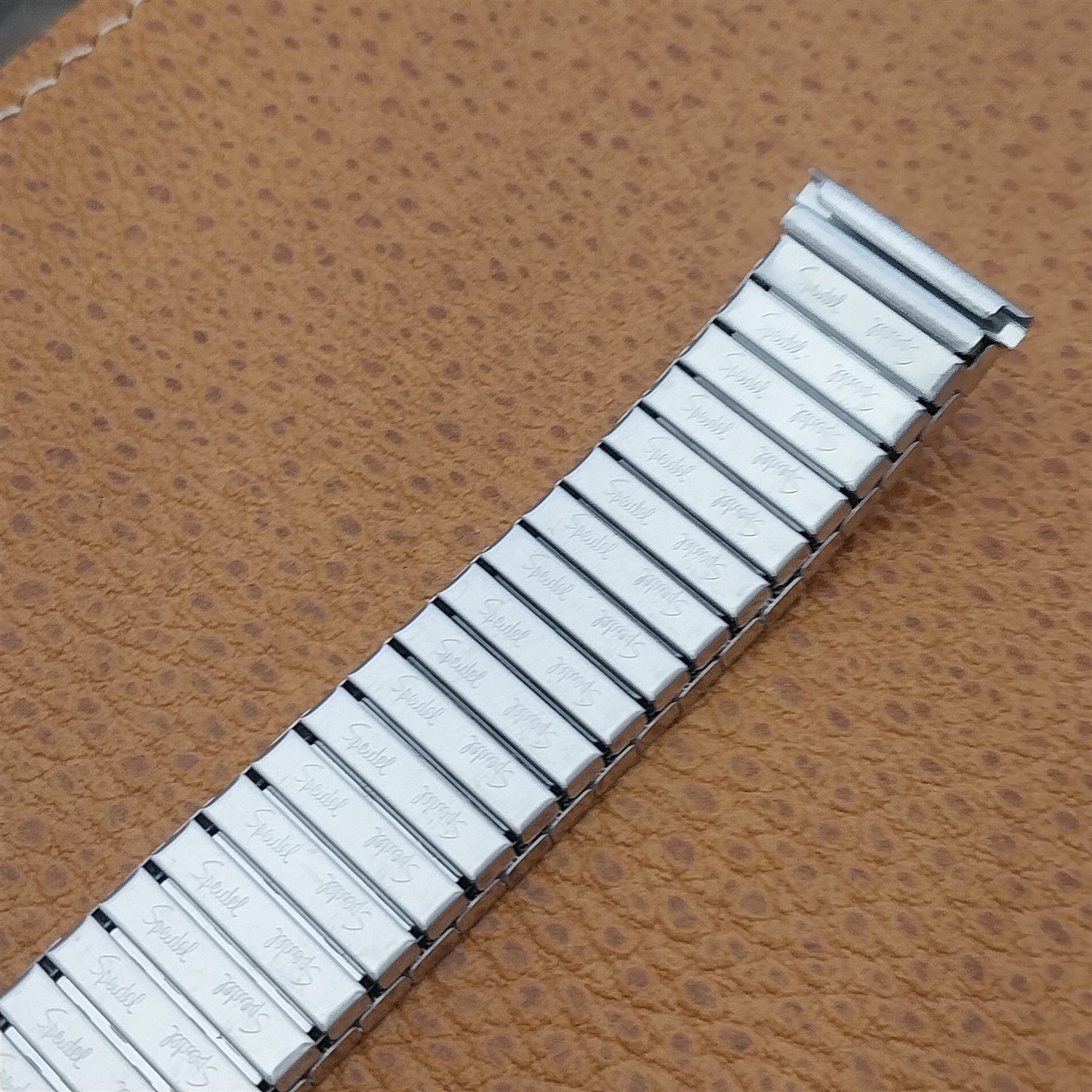 Speidel USA 18mm Stainless Steel Twistoflex nos Unused 1970s Vintage Watch Band