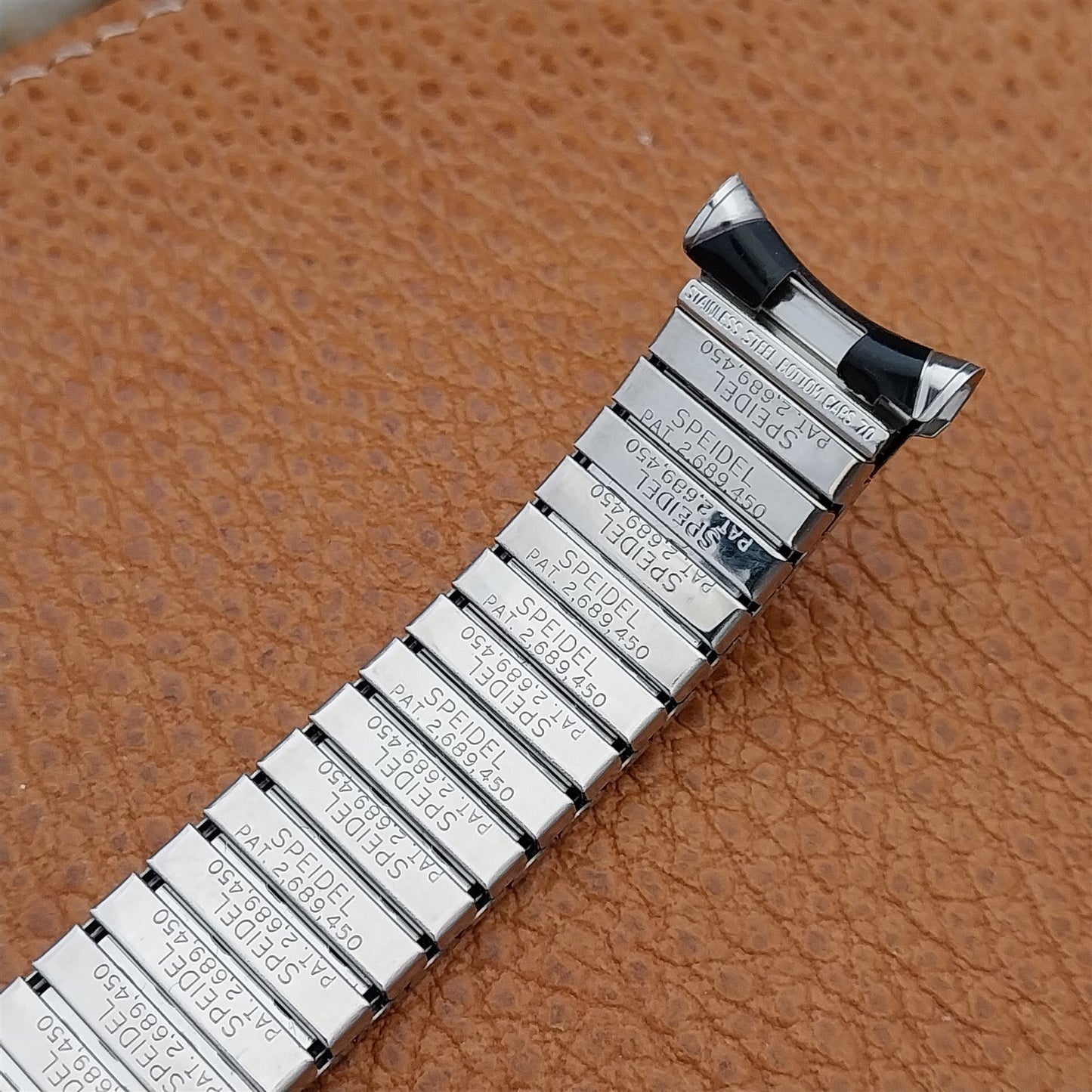 19mm 18mm 1970 Long Speidel Stainless Steel Romunda Unused Vintage Watch Band