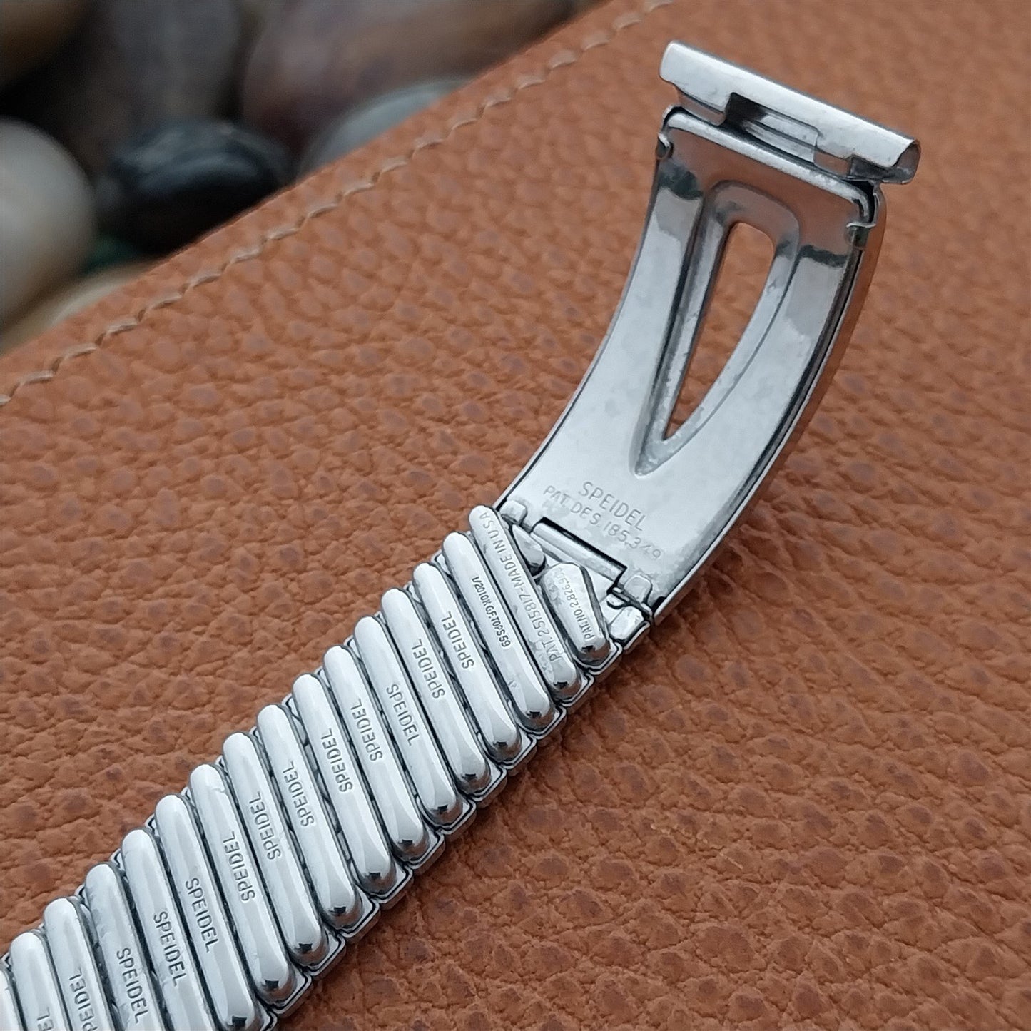 mcm 19mm 18mm 10k White Gold-Filled Speidel American Jet 1959 Vintage Watch Band