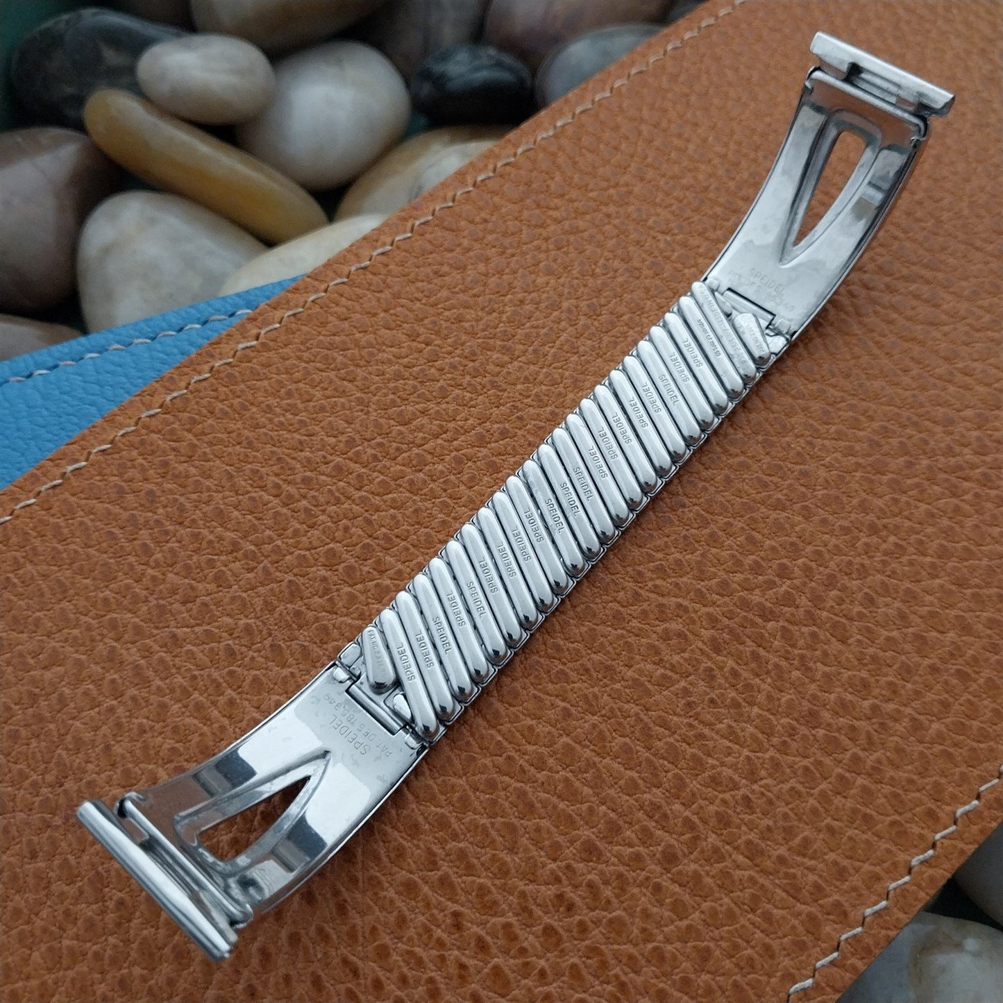 mcm 19mm 18mm 10k White Gold-Filled Speidel American Jet 1959 Vintage Watch Band