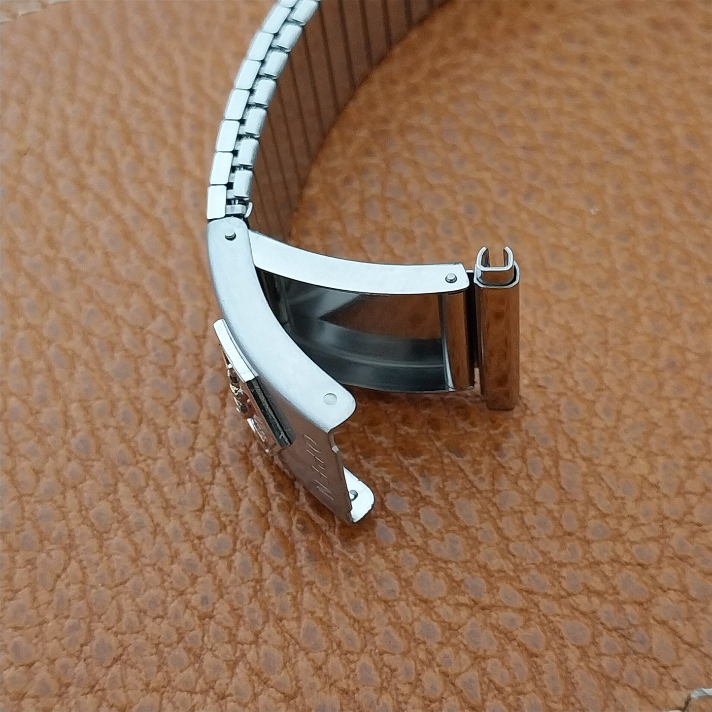 Speidel 19mm 18mm Medilog Stainless Steel Valencia Unused nos Vintage Watch Band