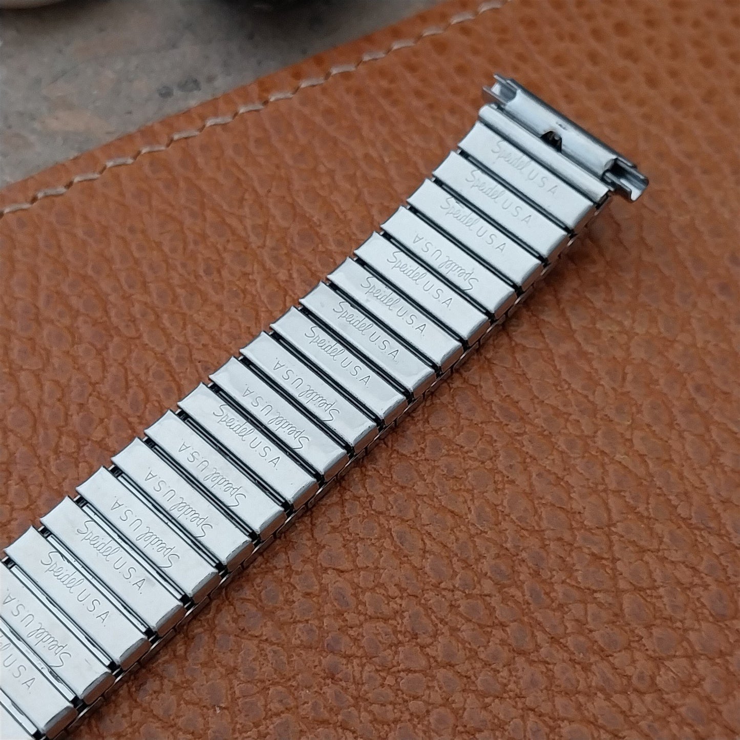 Speidel 19mm 18mm Medilog Stainless Steel Valencia Unused nos Vintage Watch Band