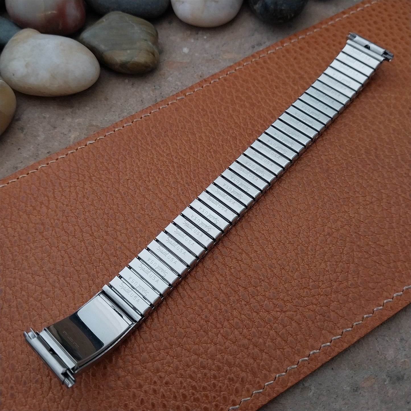 Speidel 19mm 18mm Medilog Stainless Steel Valencia Unused nos Vintage Watch Band