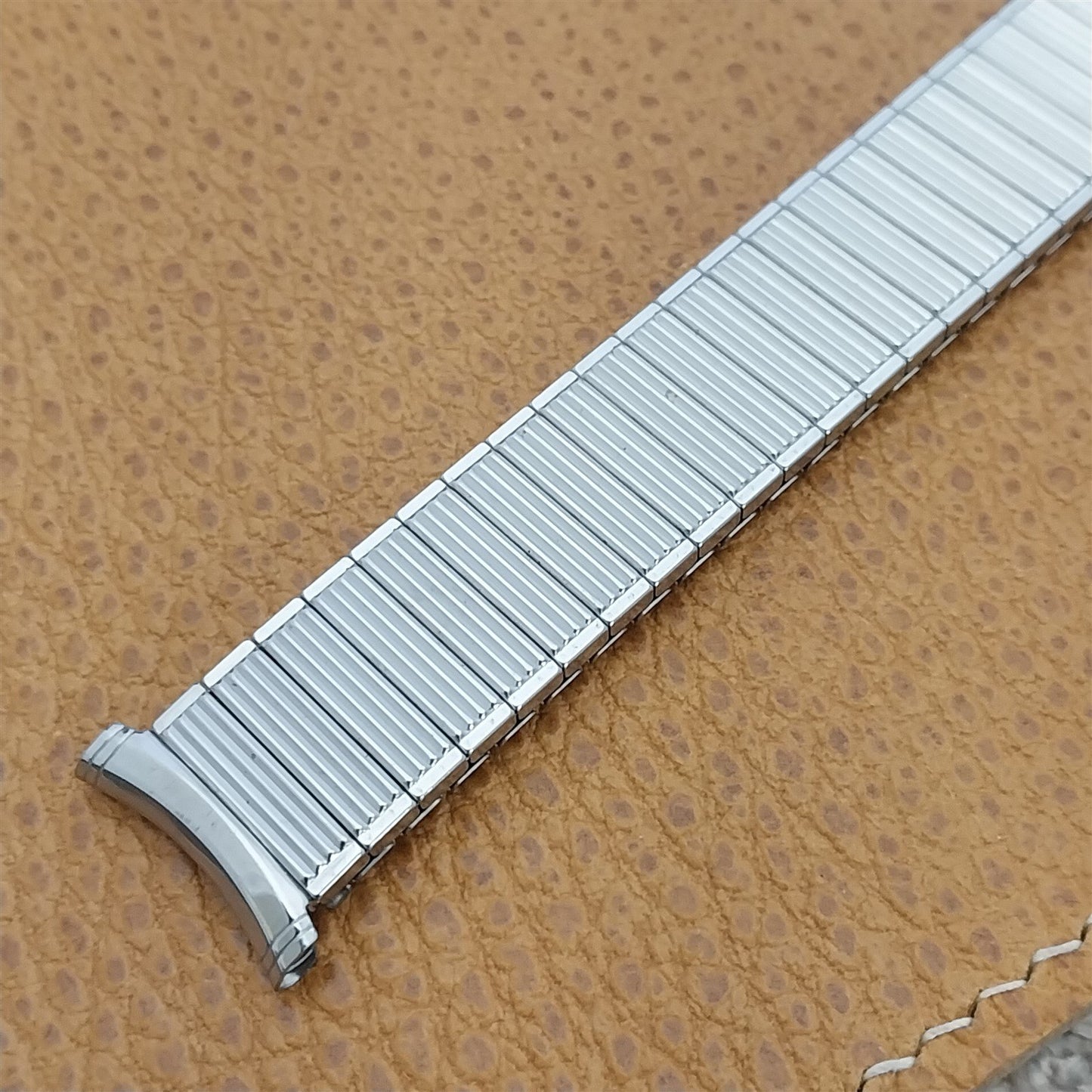 Stainless Steel 19mm 18mm Speidel Castile nos 1970s Vintage Watch Band
