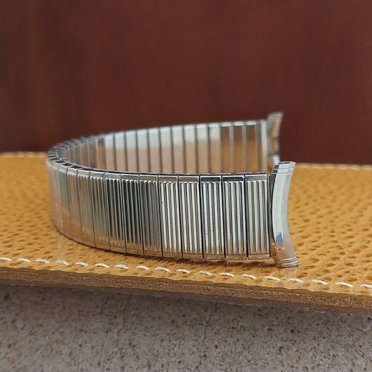 Stainless Steel 19mm 18mm Speidel Castile nos 1970s Vintage Watch Band