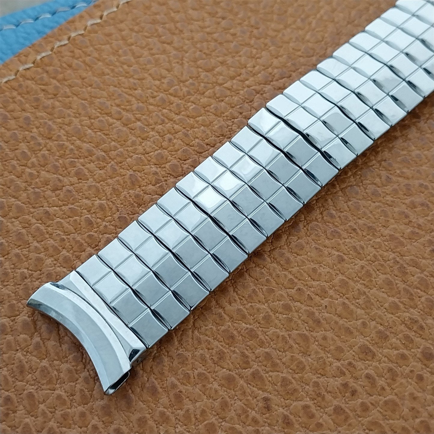 19mm 18mm 17.2mm Stainless Gemex Highlander Unused 1950s Vintage Watch Band