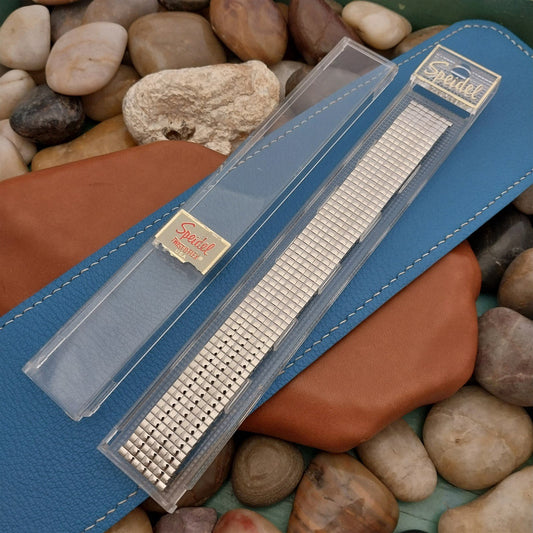 Speidel Thinline 18mm Stainless Steel Thinline nos Long Vintage Watch Band