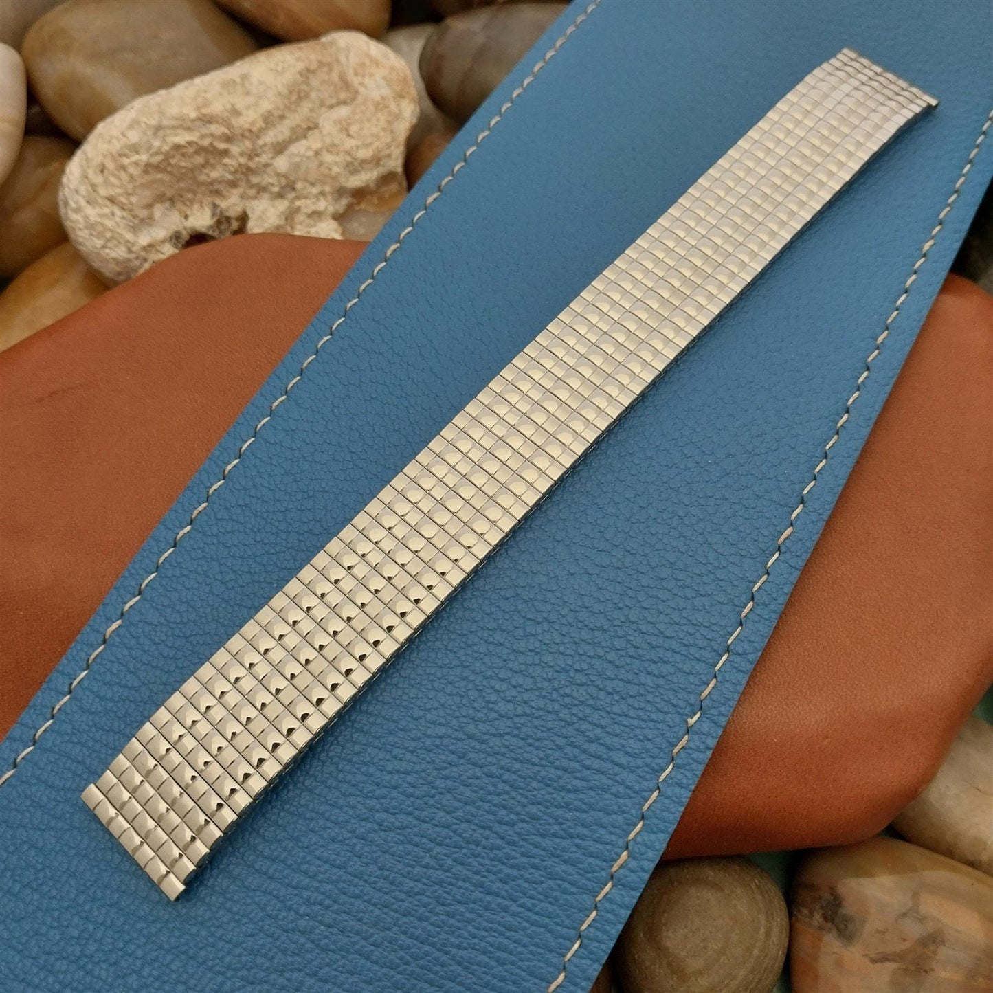 Speidel Thinline 18mm Stainless Steel Thinline nos Long Vintage Watch Band