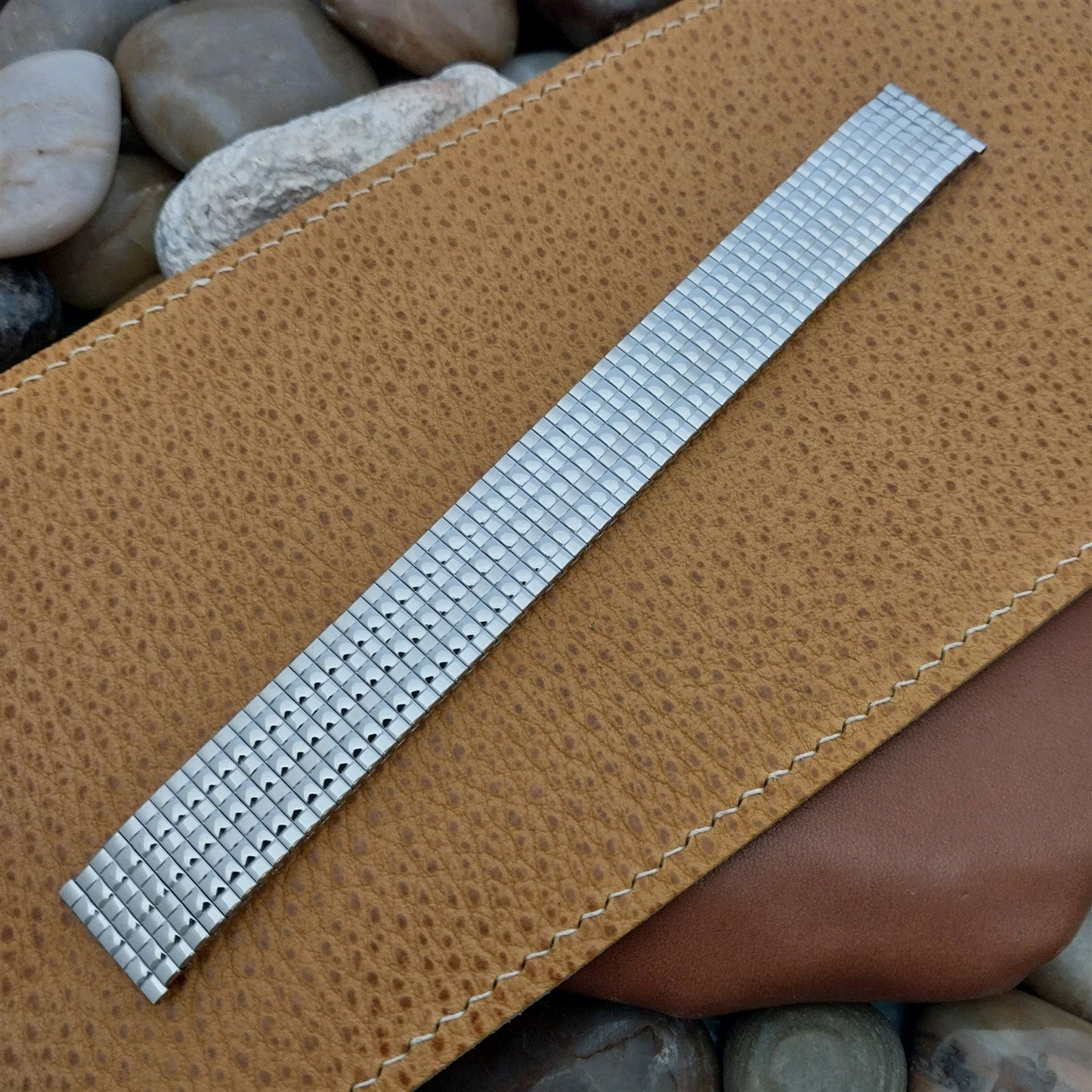 Speidel Thinline 18mm Stainless Steel Thinline nos Long Vintage Watch Band