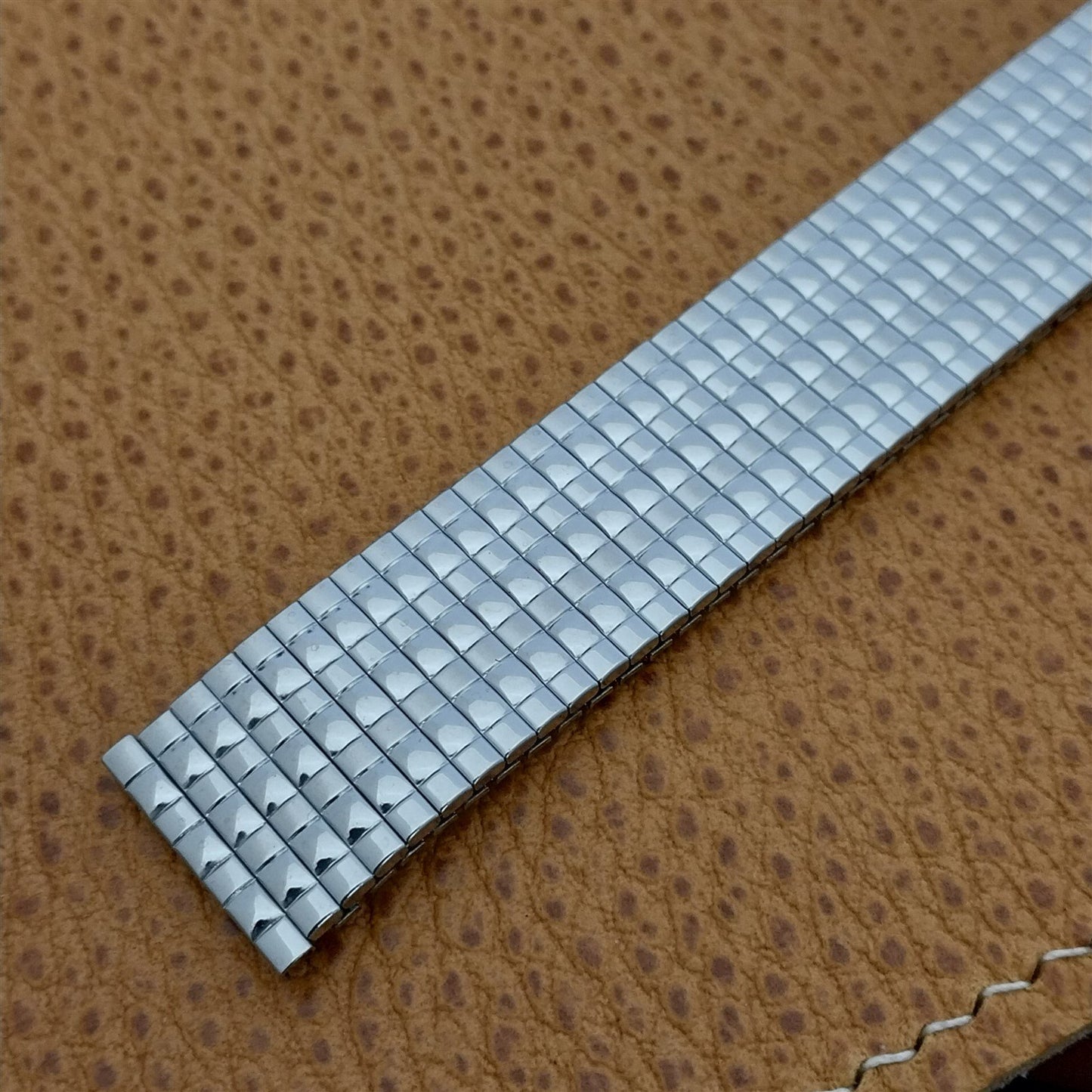 Speidel Thinline 18mm Stainless Steel Thinline nos Long Vintage Watch Band