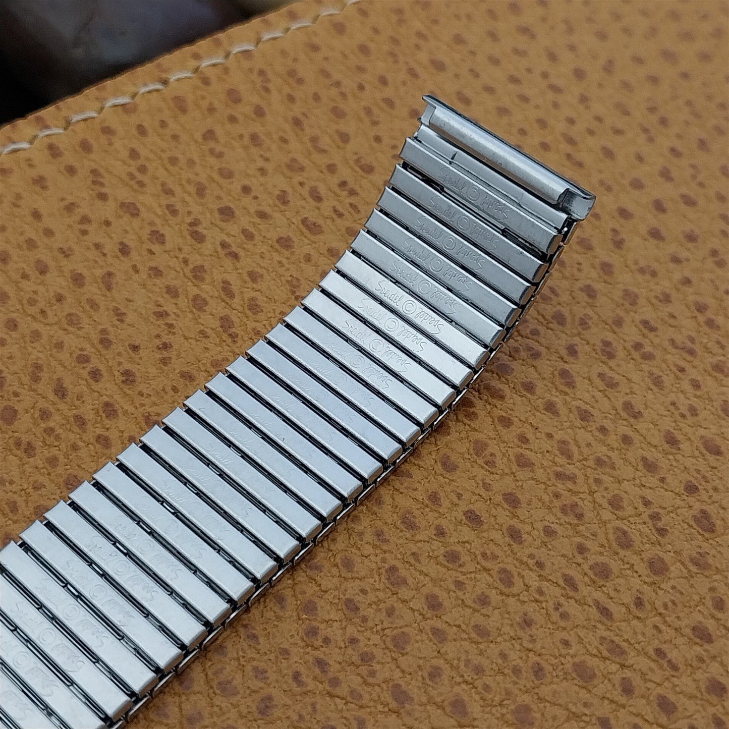 Speidel Thinline 18mm Stainless Steel Thinline nos Long Vintage Watch Band