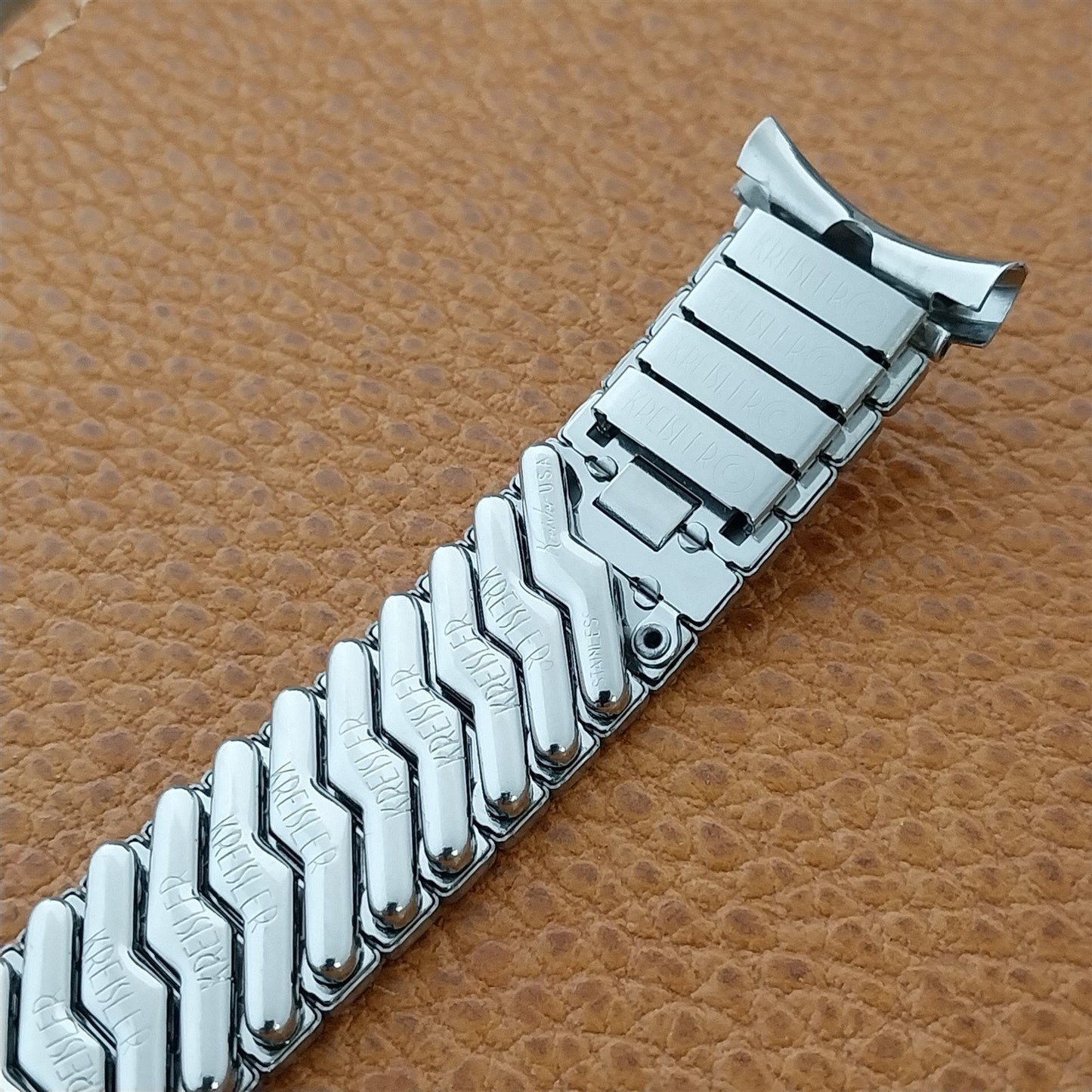 19mm 18mm 16mm Kreisler Tuscan Stainless Steel Unused 1950s Vintage Watch Band