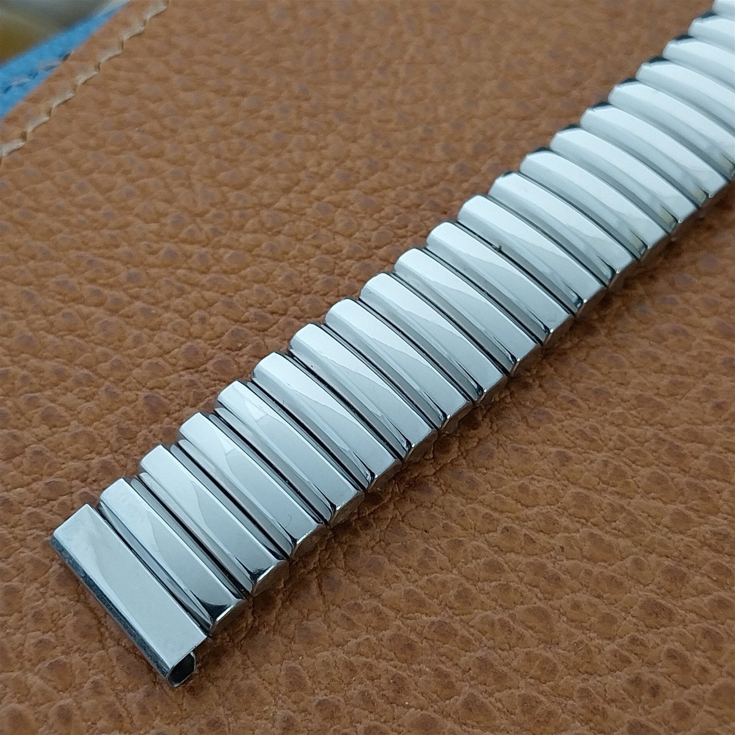 5/8" Elgin Hadley Stainless Steel Classic Unused nos 1950s Vintage Watch Band