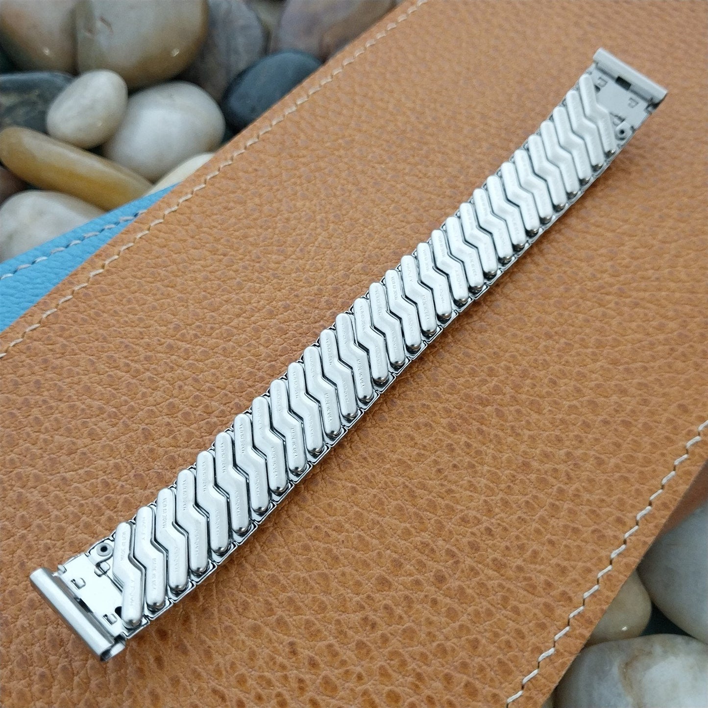 5/8" Elgin Hadley Stainless Steel Classic Unused nos 1950s Vintage Watch Band