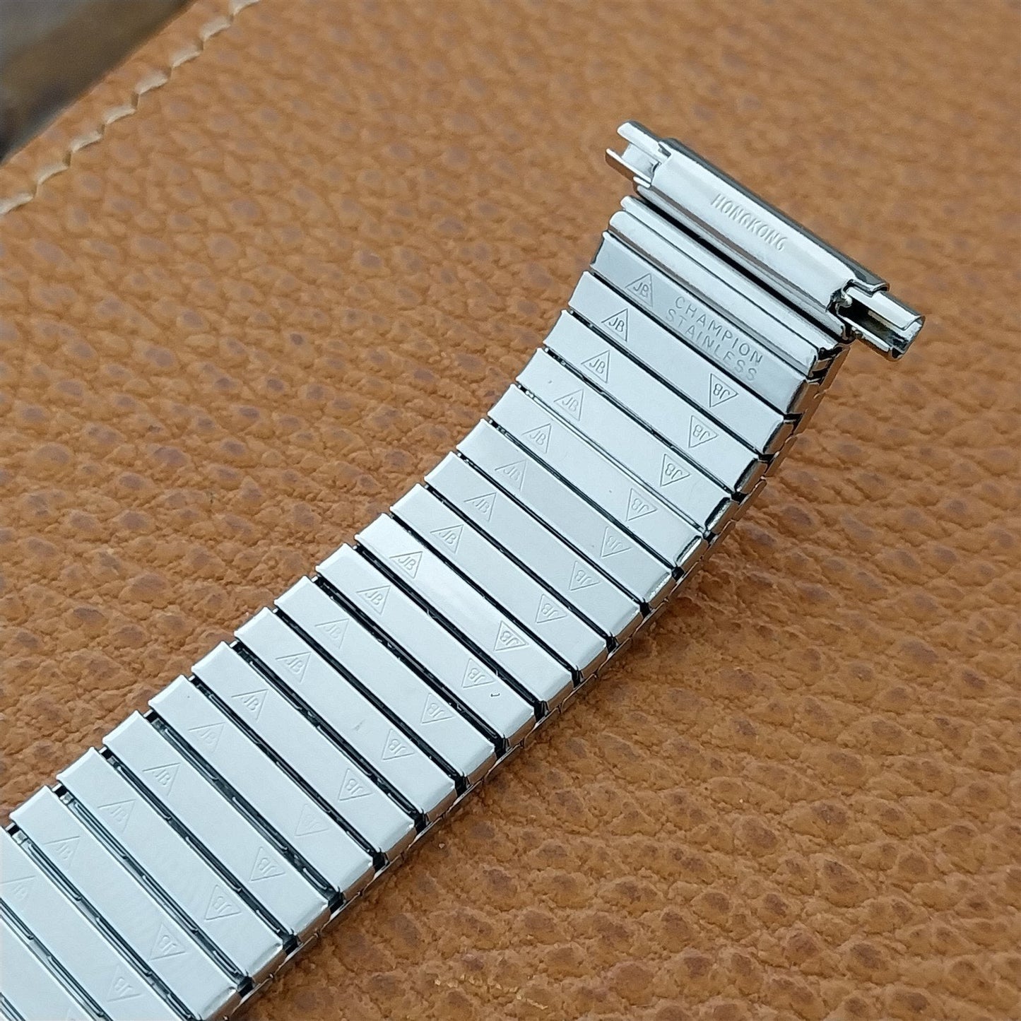 JB Champion Stainless Steel nos 1970s Vintage Watch Band 18mm 19mm 20mm 22mm