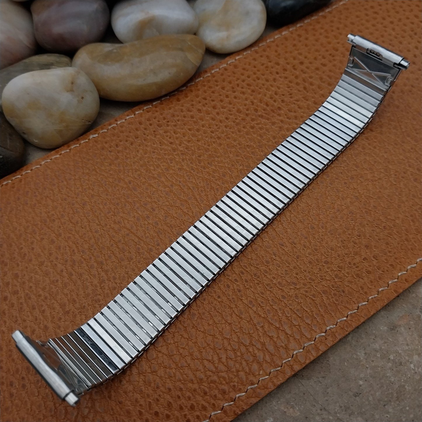 18mm 20mm Stainless Steel Speidel Thinline 70s Flared Unused Vintage Watch Band