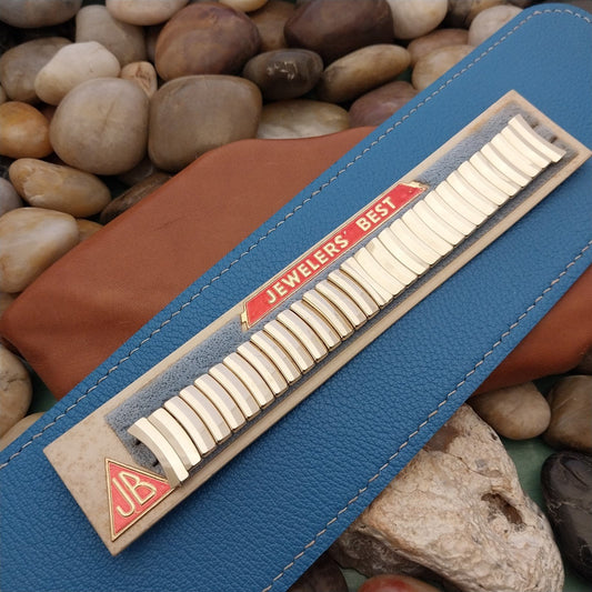 19mm 18mm 12k Gold-Filled JB Champion Saratoga 3/4" nos 1950s Vintage Watch Band