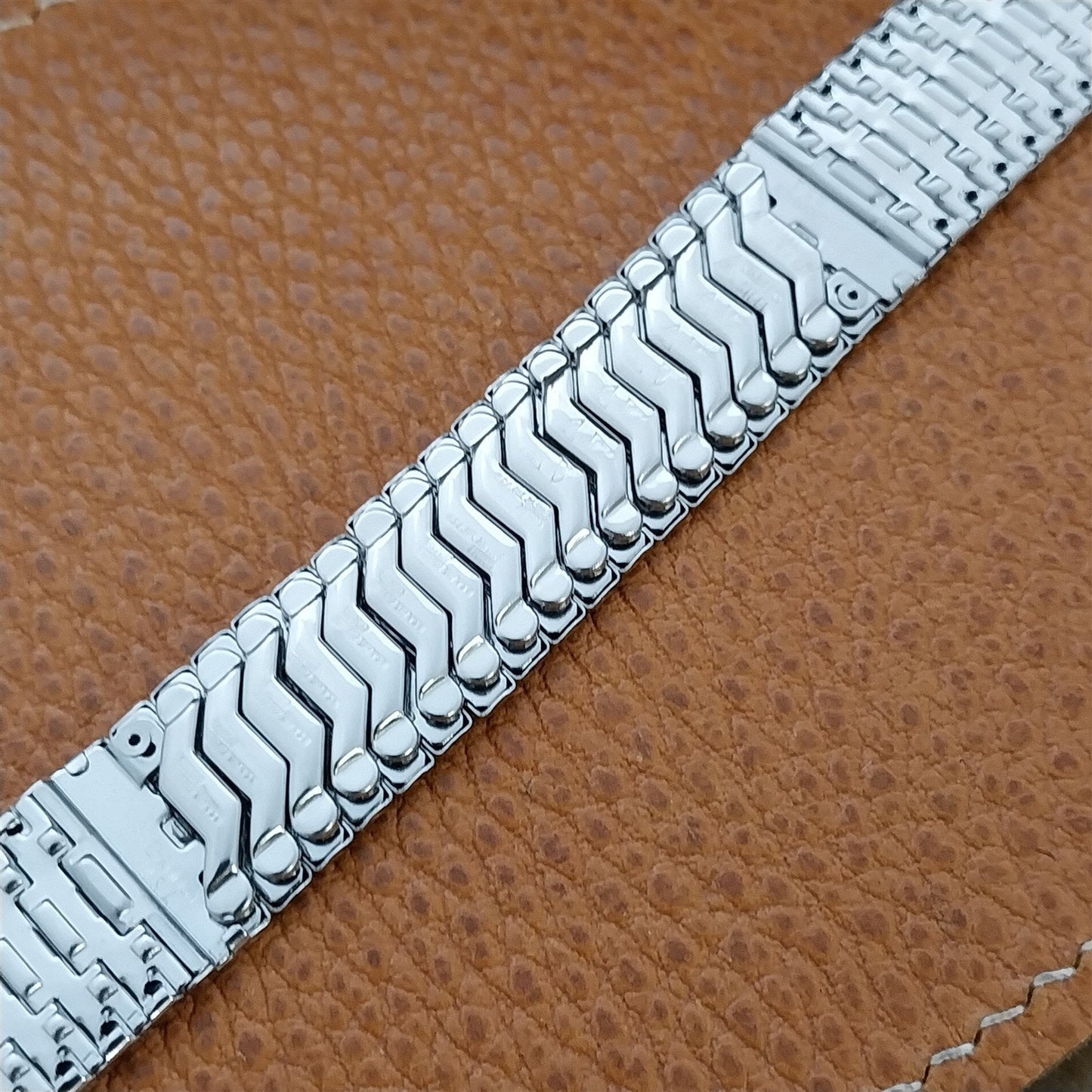 JB Champion Stainless Steel Expansion Unused 1960s Vintage Watch Band 18mm 19mm