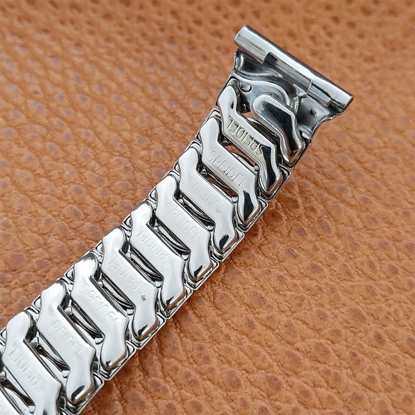 Classic 1950s Speidel Phoenix Stainless Steel 5/8" Unused nos Vintage Watch Band