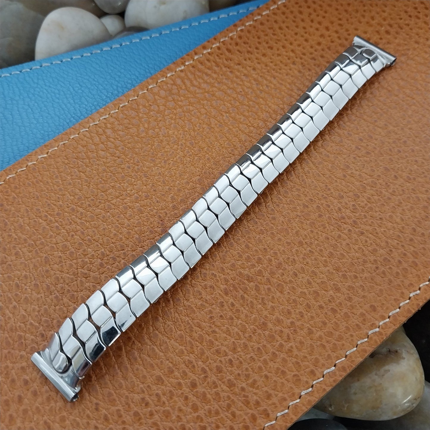 Classic 1950s Speidel Phoenix Stainless Steel 5/8" Unused nos Vintage Watch Band