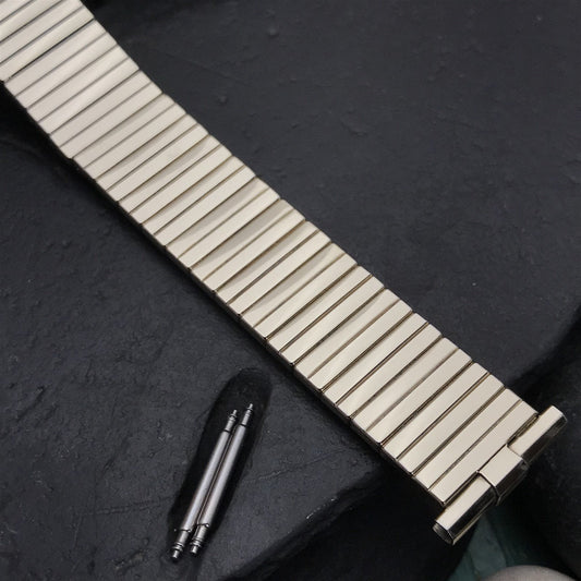 Vintage 19mm 18mm JB Champion 10K Gold Filled PrestoFlex 1960s Unused Watch Band