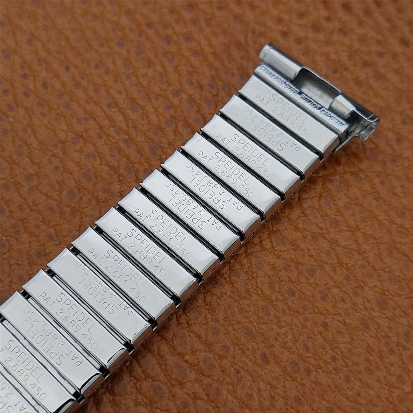 1970 Speidel Thunderbird Vintage Stainless 19mm 18mm 17mm Unused Watch Band