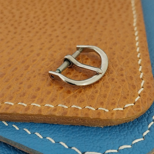 1950s Vintage Silver-Tone 5/8" 16mm nos Unused Classic Watch Band Buckle