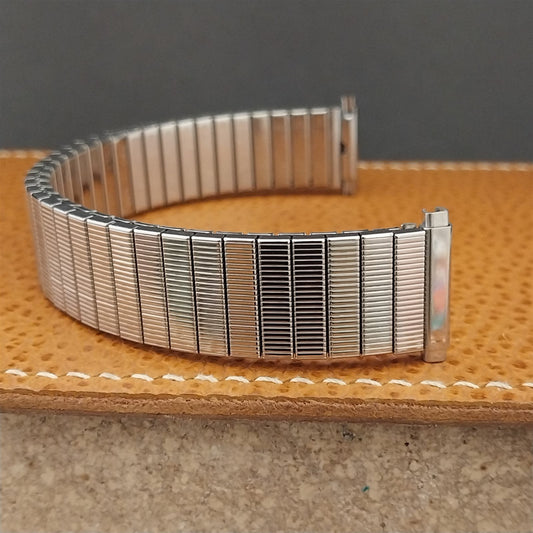 1970s 5 3/4" 146mm nos Speidel USA Classic Stainless Steel Vintage Watch Band