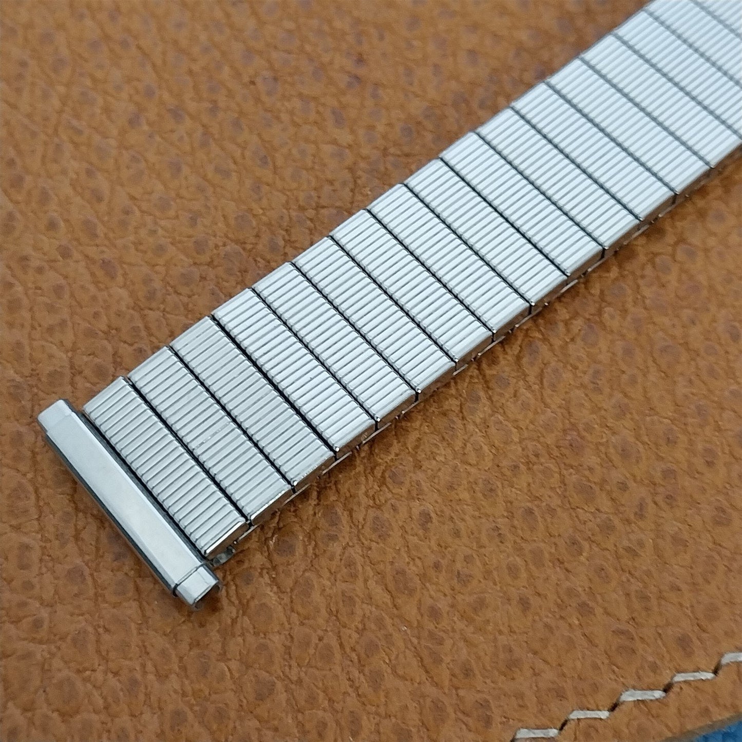 1970s 5 3/4" 146mm nos Speidel USA Classic Stainless Steel Vintage Watch Band