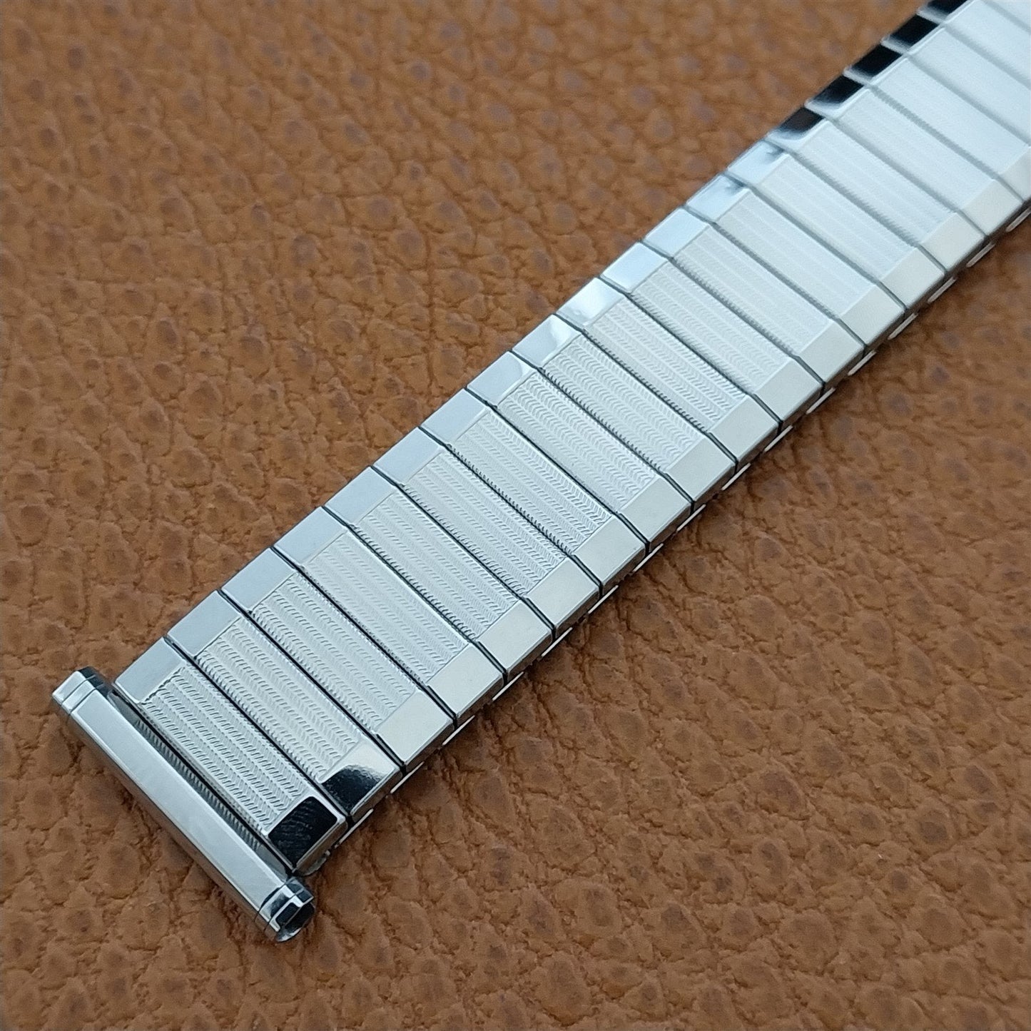 1969 Speidel Aquarius Long Stainless Steel Twistoflex Unused Vintage Watch Band