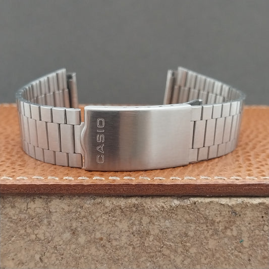 Vintage Casio Japan B-189L 19mm Stainless Steel Classic NOS Unused Watch Band