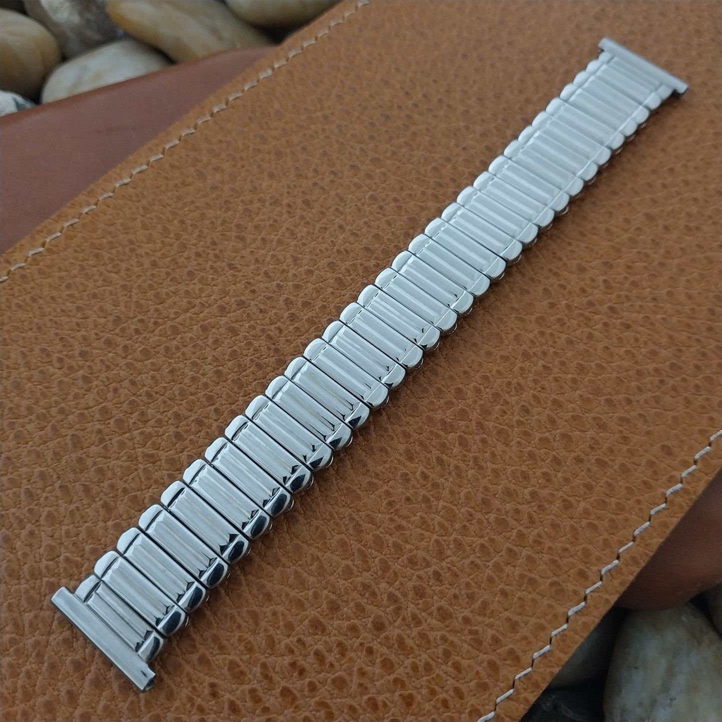 Vintage 16mm 18mm 19mm Stainless Steel 1950s Kestenmade Classic Watch Band