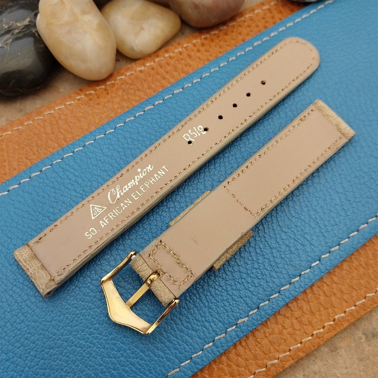 5/8" South African Elephant JB Champion Classic 1960s Unused Vintage Watch Band