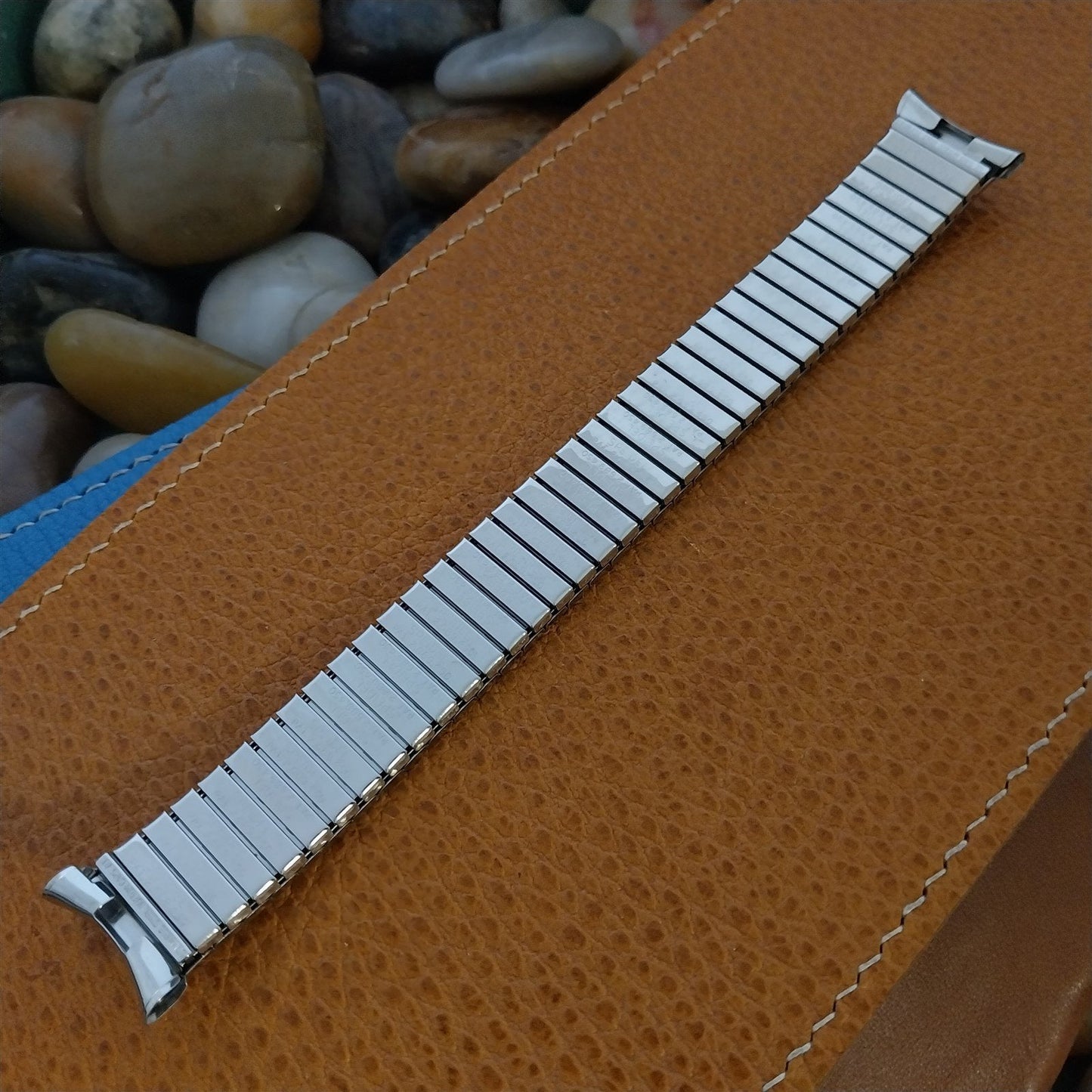 1970 Speidel Meteor 19mm 18mm Stainless Steel Twist-o-Flex Vintage Watch Band