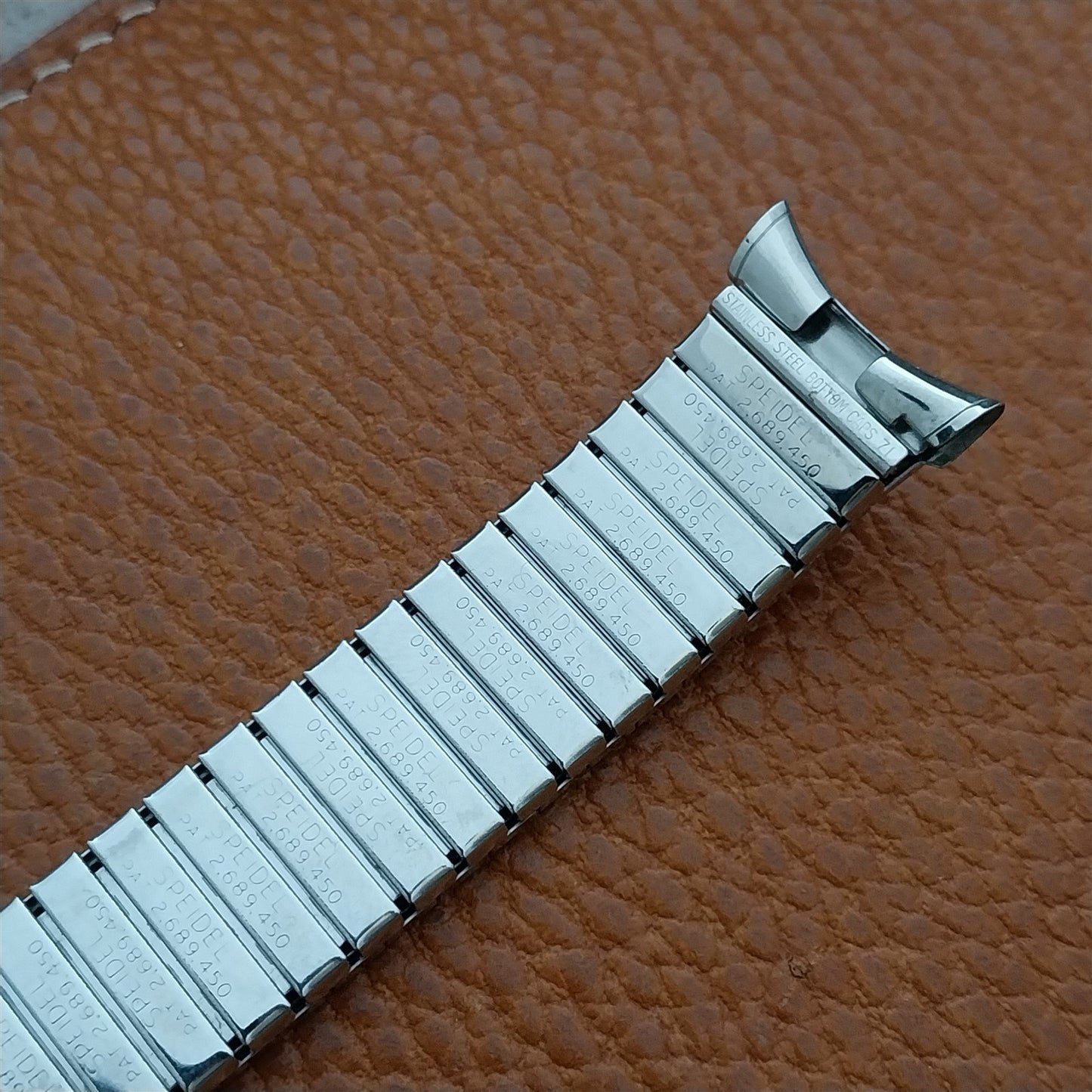 19mm 18mm 17mm Stainless Speidel Tribune Twistoflex Unused Vintage Watch Band
