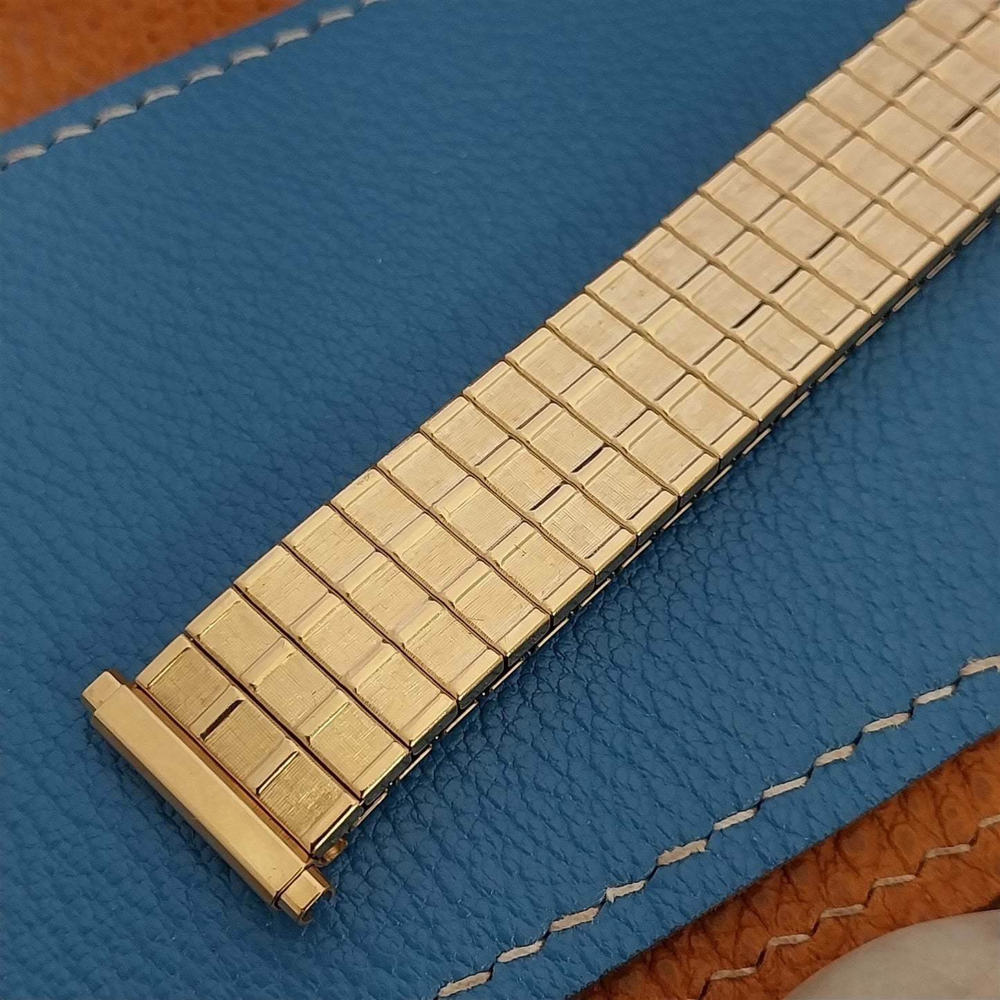 Vintage 19mm 18mm 16mm Gold-Tone Speidel USA Expansion Unused Classic Watch Band