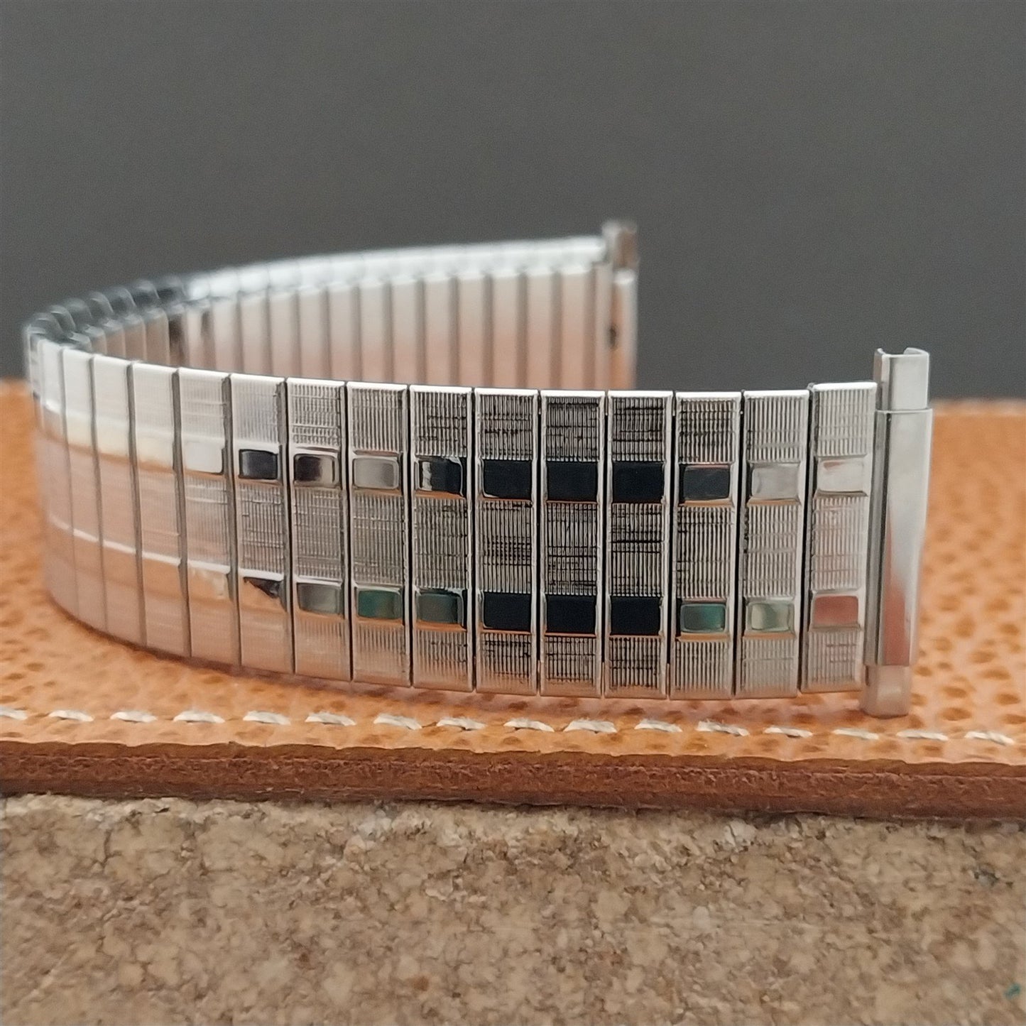 18mm 20mm 22mm Speidel Wide Stainless Steel Classic NOS 1970s Unused Watch Band